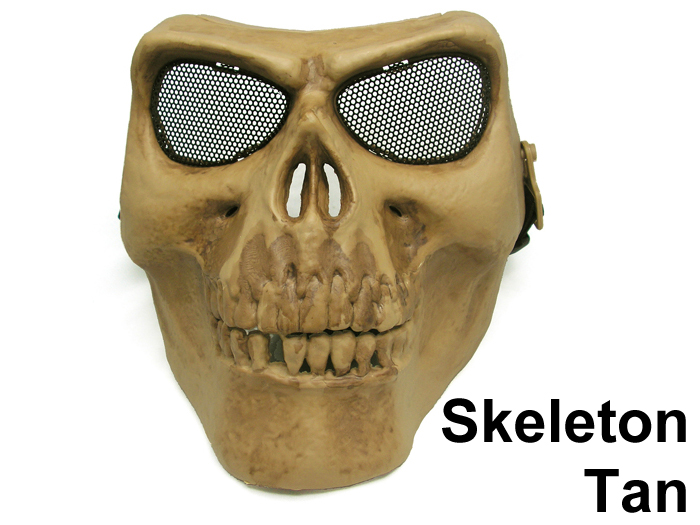 Fear!Death Skull Airsoft Full Face Protect Safe Mask ST