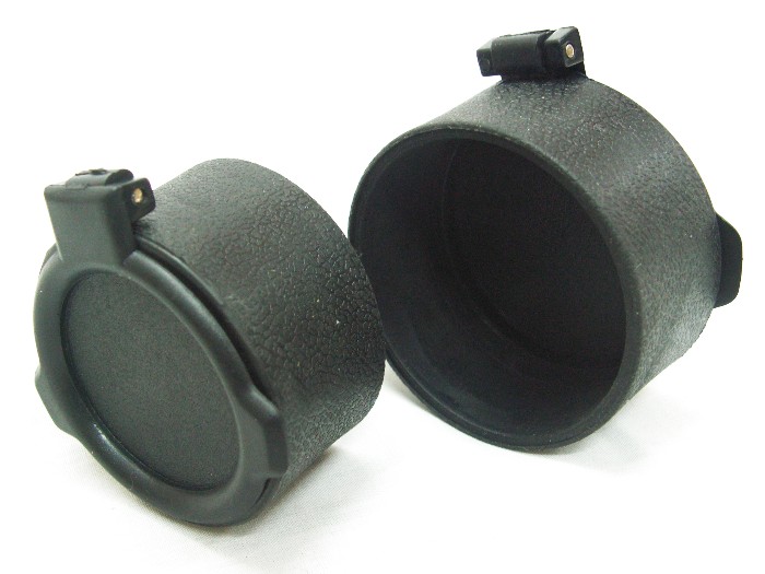 3-9x40 Rifle Gun Scope 40mm Rubber FLIP Open LENS COVER