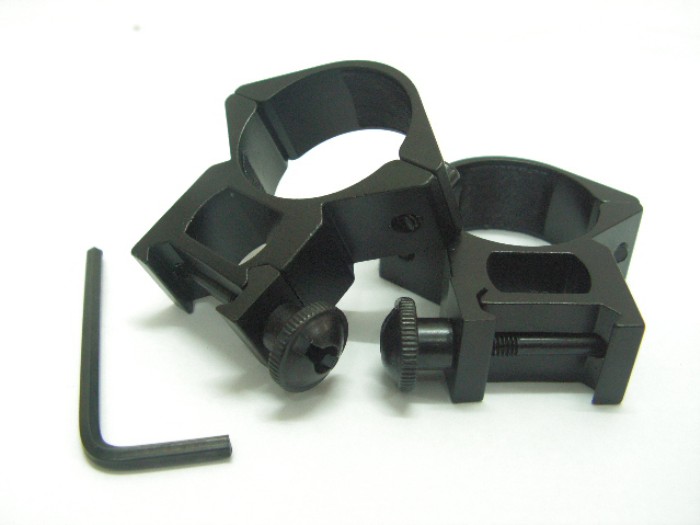 2x 30mm HIGH Profile Weaver Metal Scope QD Ring Mount