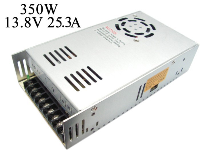 350W 13.8V 25.3A CCTV Switching Power Supply AC Adapter