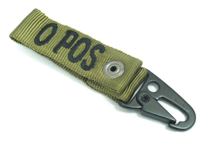 O POS FSBE Molle Blood Type Identification Strap Tag OD