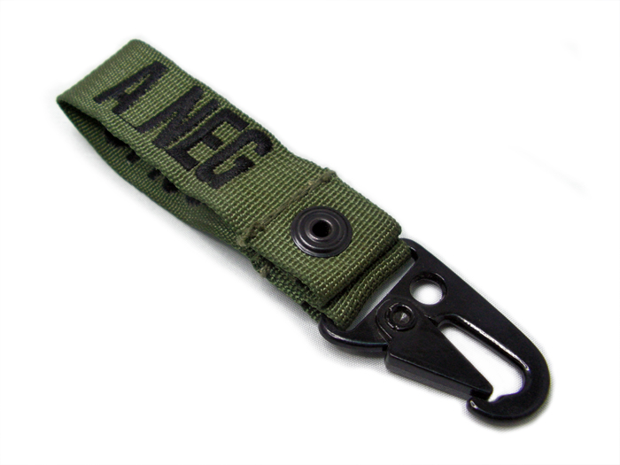 A NEG FSBE Molle Blood Type Identification Strap Tag OD