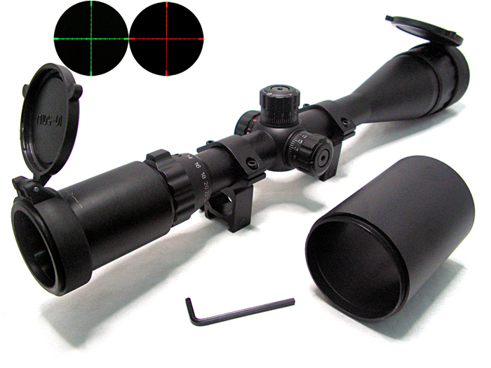 UTG RG Mil-Dot 6-24x50 AO Hunting Rifle Scope+Sunshade