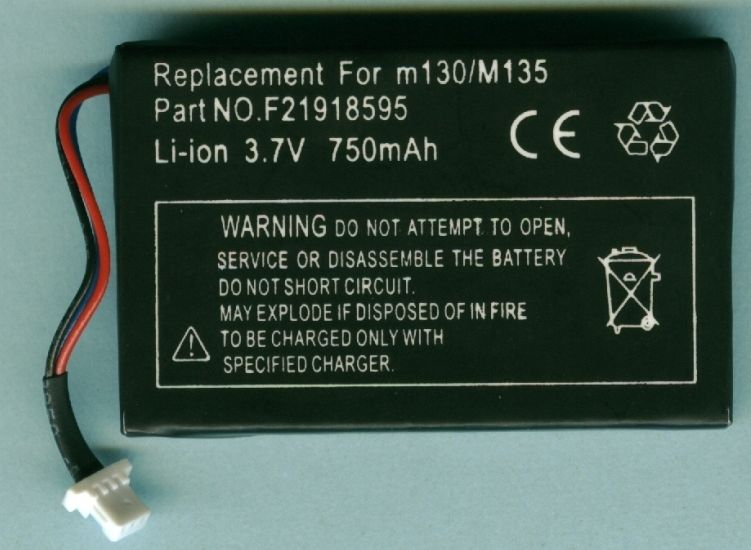 Battery for Palm/PalmOne M130 M135 F21918595 PA1086 PDA