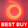 24CM PVC NEON Strip Light 12V 24 RED LED Car Lamp Bulb