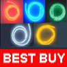 120CM PVC NEON Light Strip 120 LED Lamp car Bulb #121