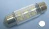 1x 36mm 3175 6 LED Xenon White Festoon Dome 12V Bulb