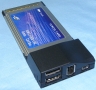 PCMCIA USB FireWire 1394 Laptop Notebook Combo PC Card