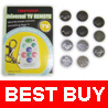Universal TV Remote Control Keychain +11 CR2025 Battery
