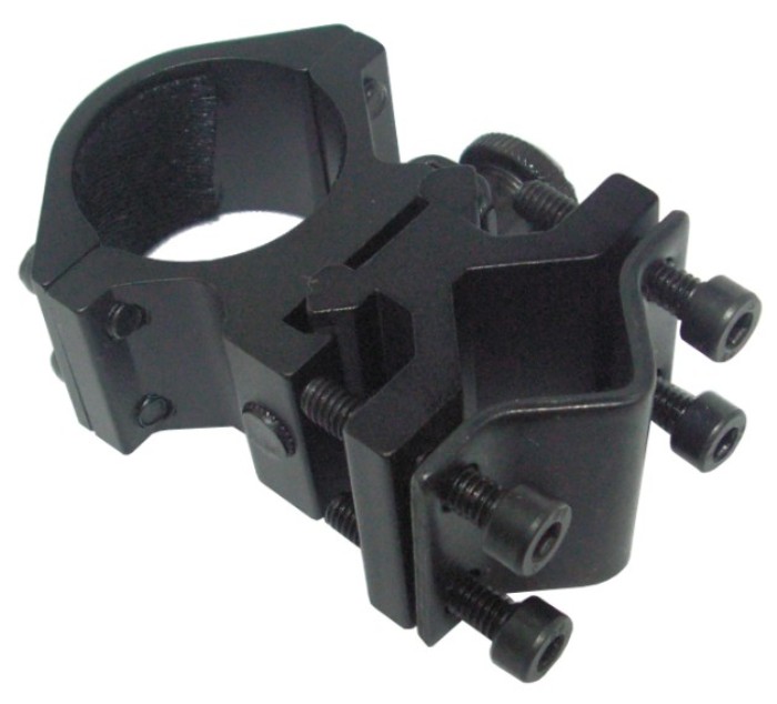 1" 25mm Action QD Flashlight & Laser Barrel Clamping Mount