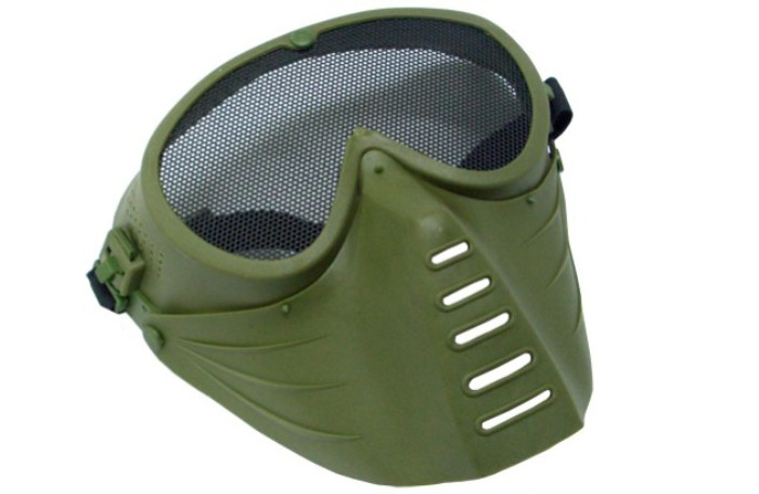 Face Mask for Airsoft Wargame Skirmish Protect - Olive Drab