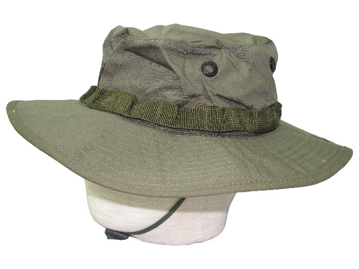 Military Camouflage Bonnie Hat - Olive Drab