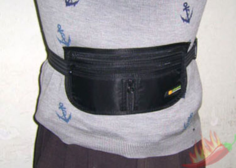 Ticket Pouch Waist Security Money Belt Coin Purse Bag